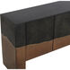 Tapio 77.5 X 16.5 inch Matte Black / Copper Sideboard